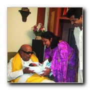 Sarath Kumar couple with DMK President
